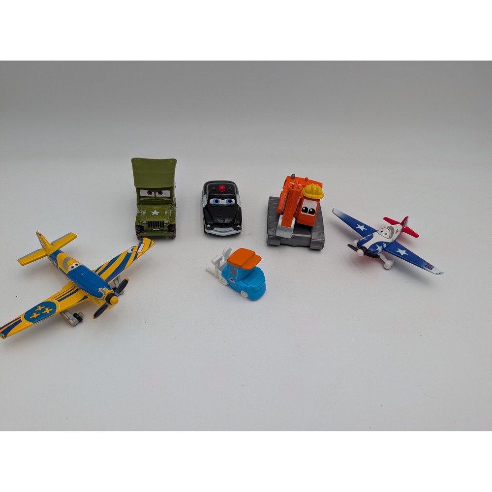 Disney Pixar Cars Planes Tonka Toy Vehicle Lot Sarge Sheriff Ripslinger